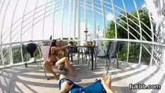Odtwórz Zany spódnica zachwyca quim i zostaje pokonana i kudłata w pov