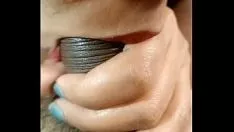 चलाएँ सींग का बना हुआ लड़की चूषण बड़ा साशा