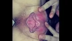 Putar Rok pintal ketat labia besar
