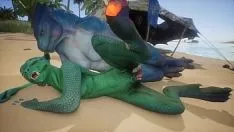 Play Two female person lounge lizards toy with to each one unusuals kitty-caties - wildernessliving