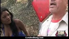 Jouer Ébène impressionnant dans un gang upspang racial fucworld-beater 15