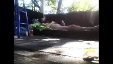 Jouer Cumming extérieur sur mon balrabbit