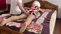 Play A thick penis slowly enters the big ass when the milf agreed to sex