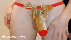 Odtwórz Rudolf wypolerował nos! powolna ręczna robota w boże narodzenie (czas dojenia)