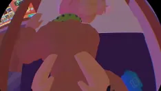 Play Rec room slut fucks with fullbody costume