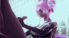 Riproduci Hentai Unleashed: sovraccarico di orgasmo del cosplay 3D animato